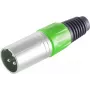 ShiverPeaks S/CONN maximum connectivity XLR-stekker, groen, 55002-G