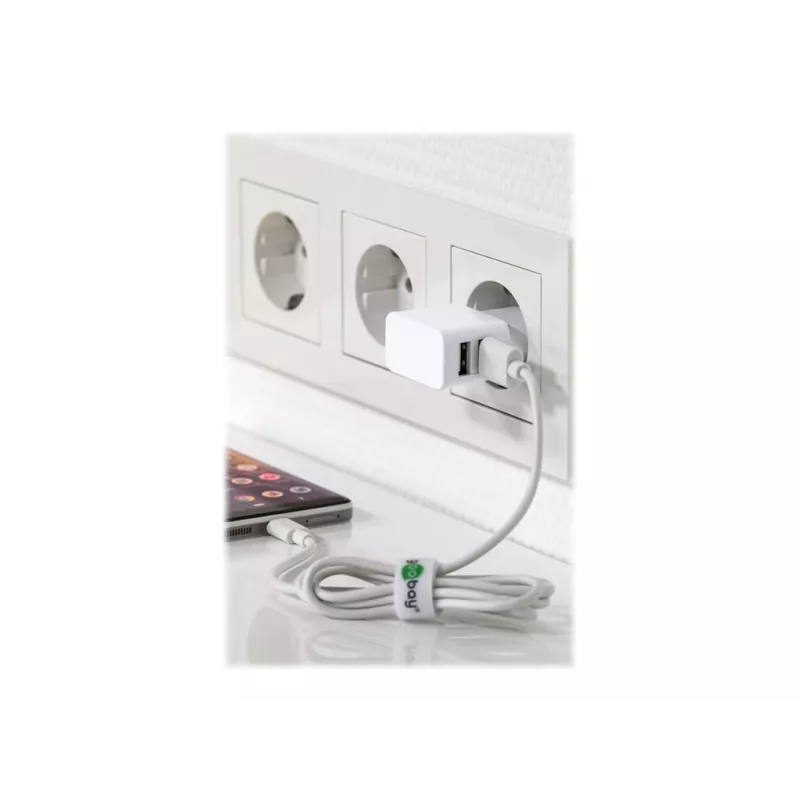Goobay 44952 oplader voor mobiele apparaten binnen wit (44952)