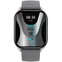 Canyon Chatter SW-58 CNS-SW58SS smartwatch, 1,8″ IPS, bellen via BT, zilvergrijs