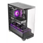 TACENS Mars Gaming MCPRISMA midi-tower pc-behuizing, zwart, gehard glas, ondersteunt ATX/Micro-ATX/Mini-ITX, 2x 3,5-inch + 2x 2,5-inch sloten