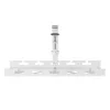 Kabelorganizer onder tafel MACLEAN MC-105 W – staal, wit, max. belasting 5 kg, geschikt voor tafeldikte 0,5–50 mm