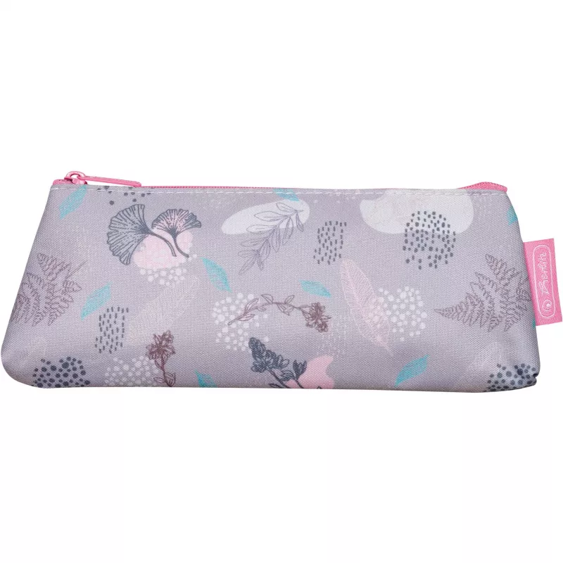 Etui Herlitz Delicate Gingko Soft polyester roze paars