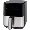 Clatronic FR 3782 H, heteluchtfriteuse, 5 l, 80 °C, 200 °C, enkel beeld, zwart, roestvrijstaal