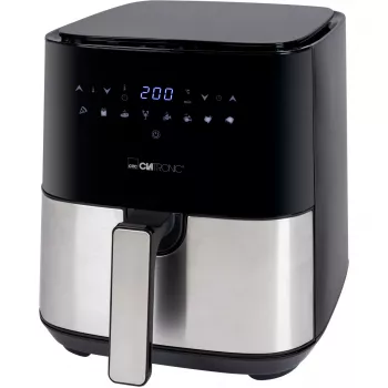Clatronic FR 3782 H Inox Heteluchtfriteuse, 3,5L, 1500W, RVS/Zwart