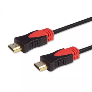 HDMI-kabel SAVIO CL-95 1,5 m — HDMI Type-A naar A, HDMI 2.0, 18 Gbit/s, 600 MHz, 4K@60Hz, vergulde contacten, Ethernet, PVC-mantel