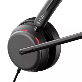 EPOS IMPACT 860 ANC headset, bedrade hoofdband headset, office/callcenter, USB Type-C, zwart