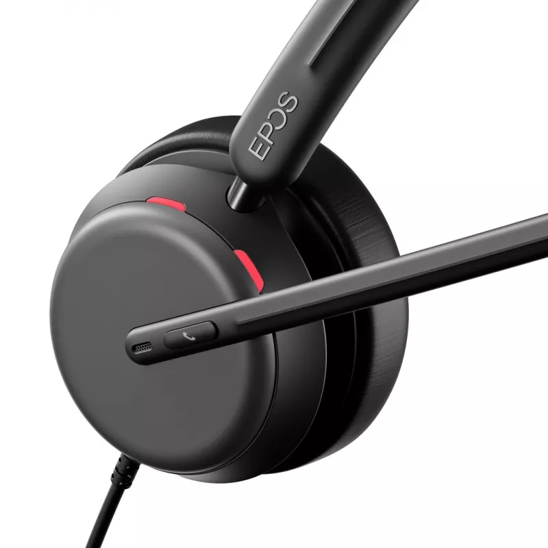 EPOS IMPACT 860 ANC headset, bedrade hoofdband headset, office/callcenter, USB Type-C, zwart