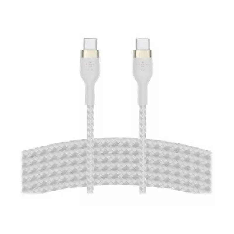 Belkin BOOSTCHARGE PRO Flex USB-kabel 3 m USB 2.0 USB C wit (CAB011BT3MWH)