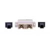 Glasvezeladapter Extralink SC/UPC multimode duplex, bus–bus, grijs