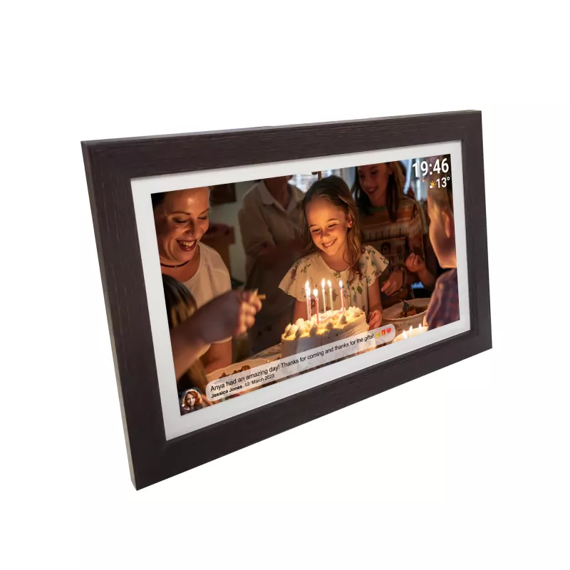 Denver PFF-1543DW digitale fotolijst bruin 39,6 cm (15,6 inch) touchscreen Wi-Fi