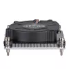 Processorkoeler SILVERSTONE SST-XE01-1700A — 8 cm ventilator, 1000–5500 tpm, dual-kogellager, zwart