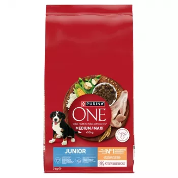 PURINA ONE MED/MAX Junior Kip & rijst 7kg