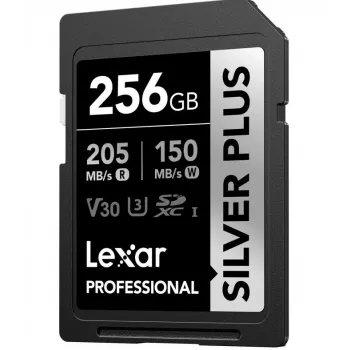 Flashgeheugen Lexar 256 GB UHS-I SDXC SilverP