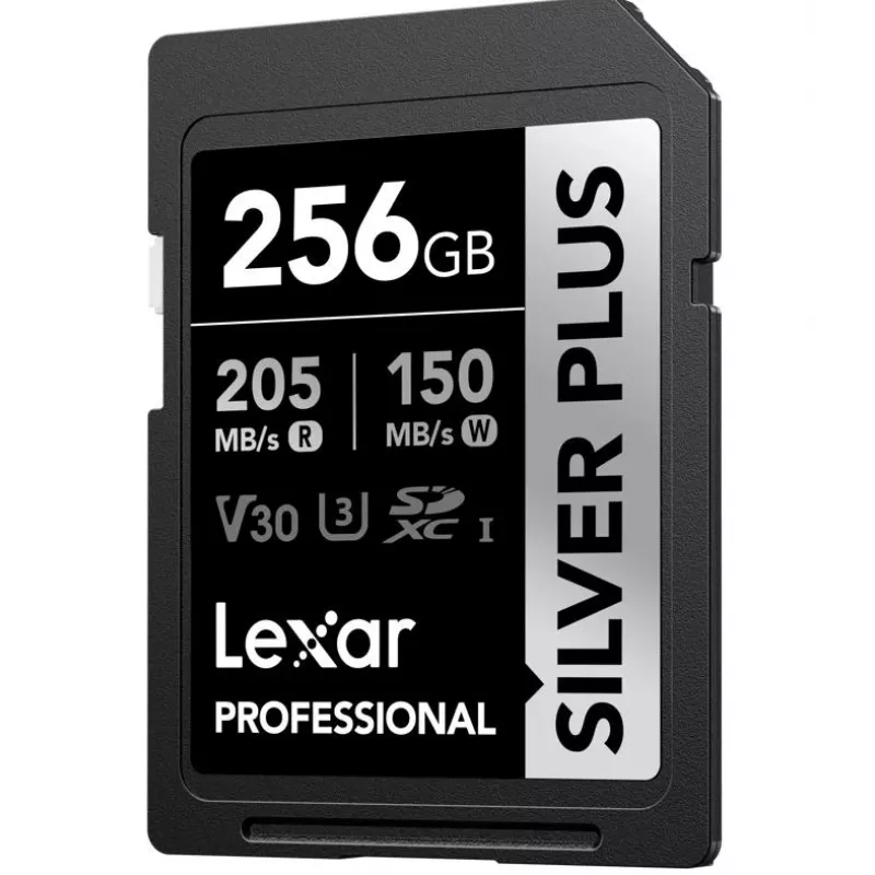 Flashgeheugen Lexar 256 GB UHS-I SDXC SilverP