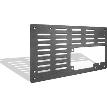 PSU-afdekking Inter-Tech 88885605 staal grijs 150mm x 86mm