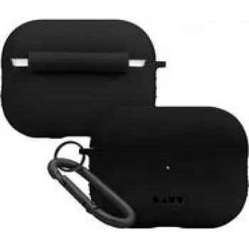 Siliconenhoes LAUT POD charcoal voor AirPods Pro — robuuste, lichtgewicht beschermhoes