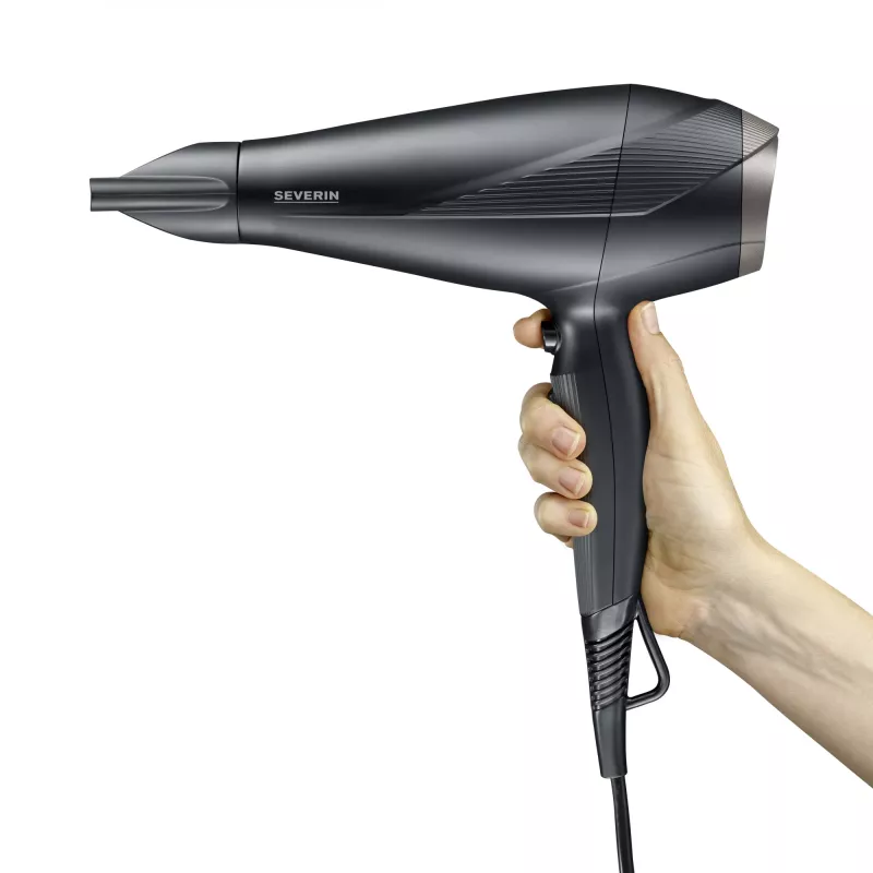 Severin HT 0167 haardroger, 2300 W, zwart/zilver