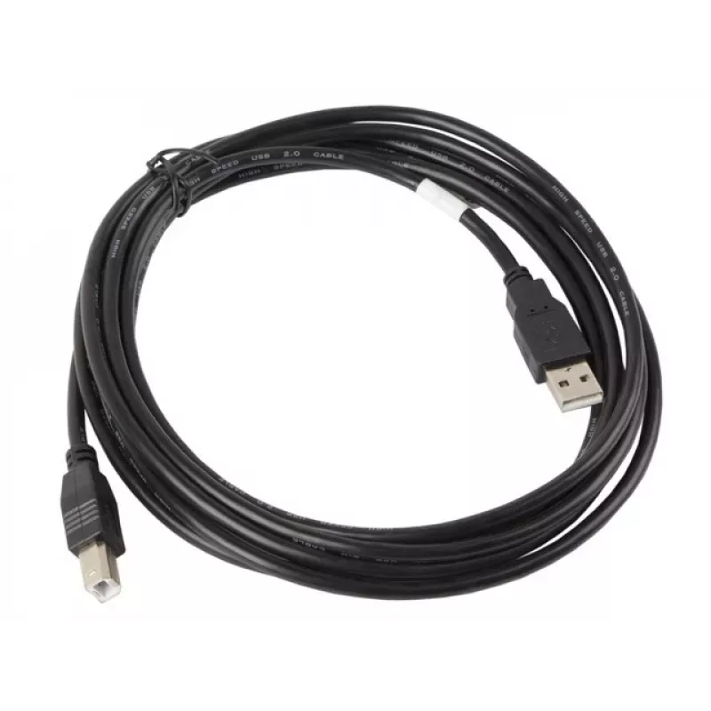 Lanberg CA-USBA-10CC-0030-BK USB-kabel 3 m USB 2.0 USB B zwart (CA-USBA-10CC-0030-BK)