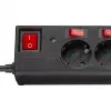 Overspanningsbeveiligde stekkerdoos Goobay 72567 6 AC-uitgangen 1,5 m kabel