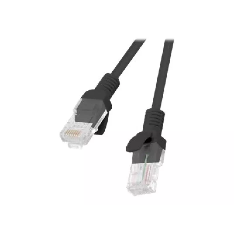 Patchkabel Cat.5e 0,5M UTP zwart