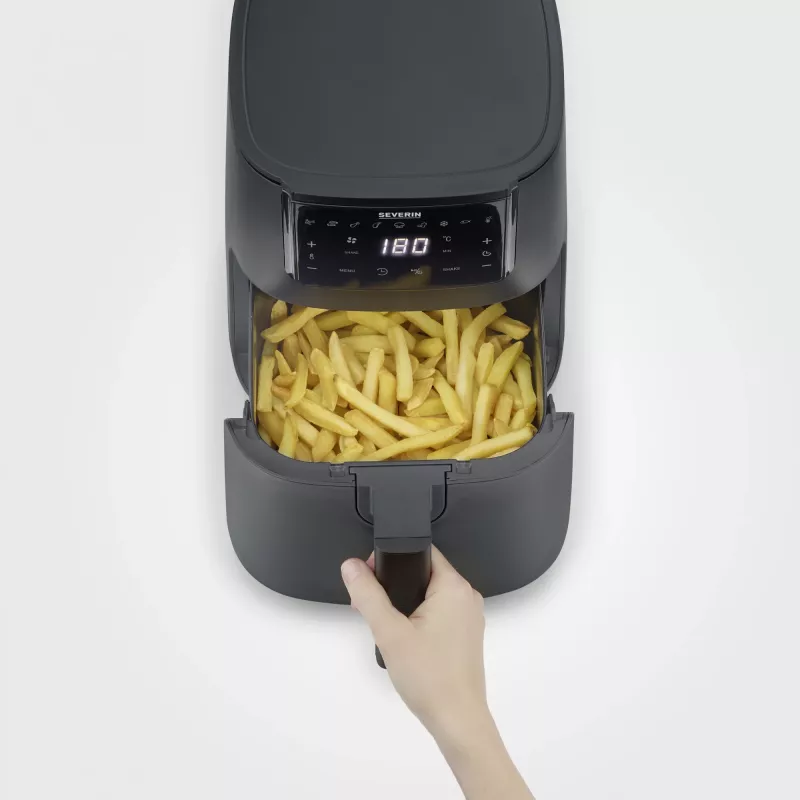 Heteluchtfriteuse SEVERIN FR 2461 — 4 L inhoud, zwart
