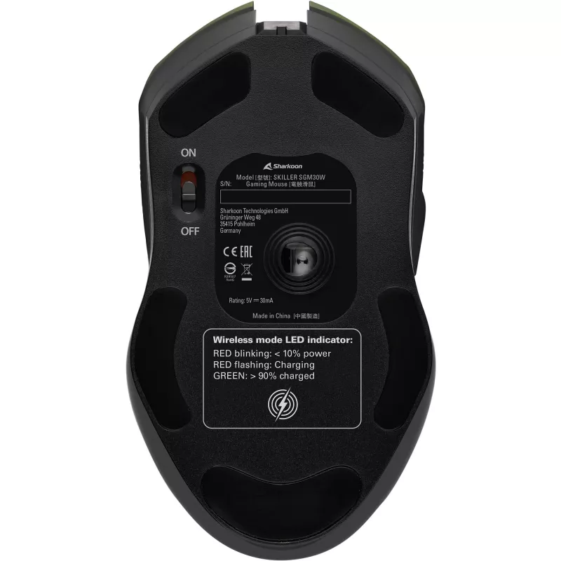Gaming-headset Sharkoon SKILLER SGM30W (zwart) – draadloos, over-ear, ingebouwde microfoon