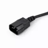 Gembird EG-PSU3-01 stroomverlengsnoer 0,6 m 3 AC-uitgangen binnen zwart