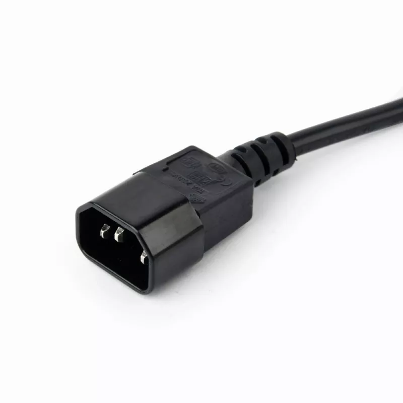 Gembird EG-PSU3-01 stroomverlengsnoer 0,6 m 3 AC-uitgangen binnen zwart