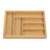 Besteklade-organizer GreenBlue GB379 bamboe-inzet met vakken, natuurlijke afwerking