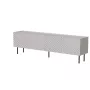 TV-kast Cama LUCCA 4D 200x40x59 cm, cashmere afwerking, grijs spaanplaat blad