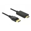 Videokabel-adapter DeLOCK 85318 DisplayPort naar HDMI 3m zwart