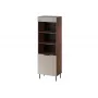 Cama 3 ALMERA stellingkast 60x42x185 walnoot/cashmere