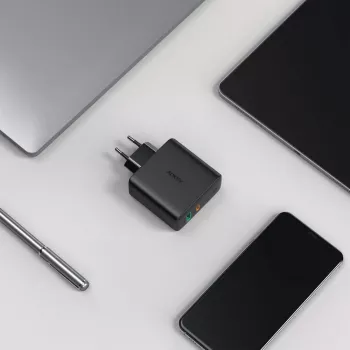 PA-D3 wandlader 2xUSB Power Delivery (1xUSB+1xUSB C) 5,4A 60W Dynamic Detect
