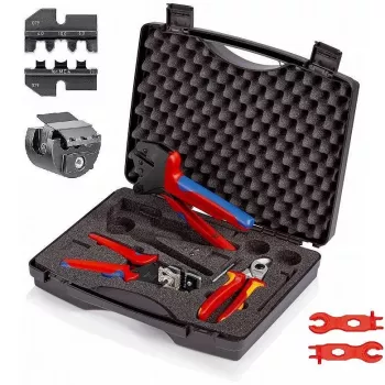 Knipex 97 91 04 V02 fotovoltaïsche MC4-stekkerverbinder gereedschapskoffer
