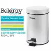 Beldray LA038098SSAFEU7 pedaalemmer 3 liter soft-close roestvrij staal