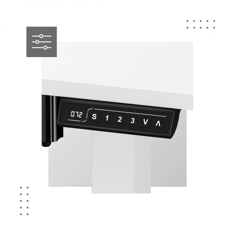 Elektrisch bureau MA-Leader 7.0 wit