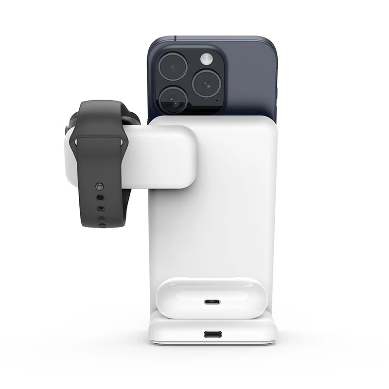 3-in-1 draadloze oplader MagSafe voor iPhone, Apple Watch en AirPods Crong