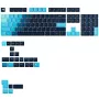 Keycaps GLORIOUS GPBT Gradient Celestial Ice – ANSI-layout, PBT kleursublimatie keycap-set