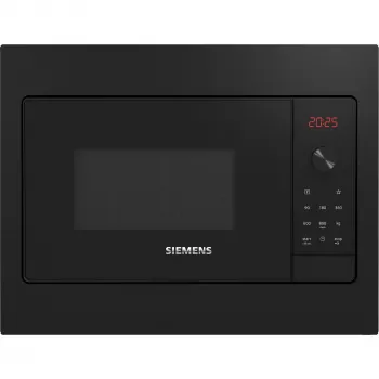 Siemens iQ300 BF523LMB3 magnetron zwart, roestvrij staal solomagnetron inbouw 20 l 800 W