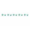 DIGITUS - kabelclips met kleurcodering - voor patchkabels - groen (verpakking van 100) (A-CC-G)