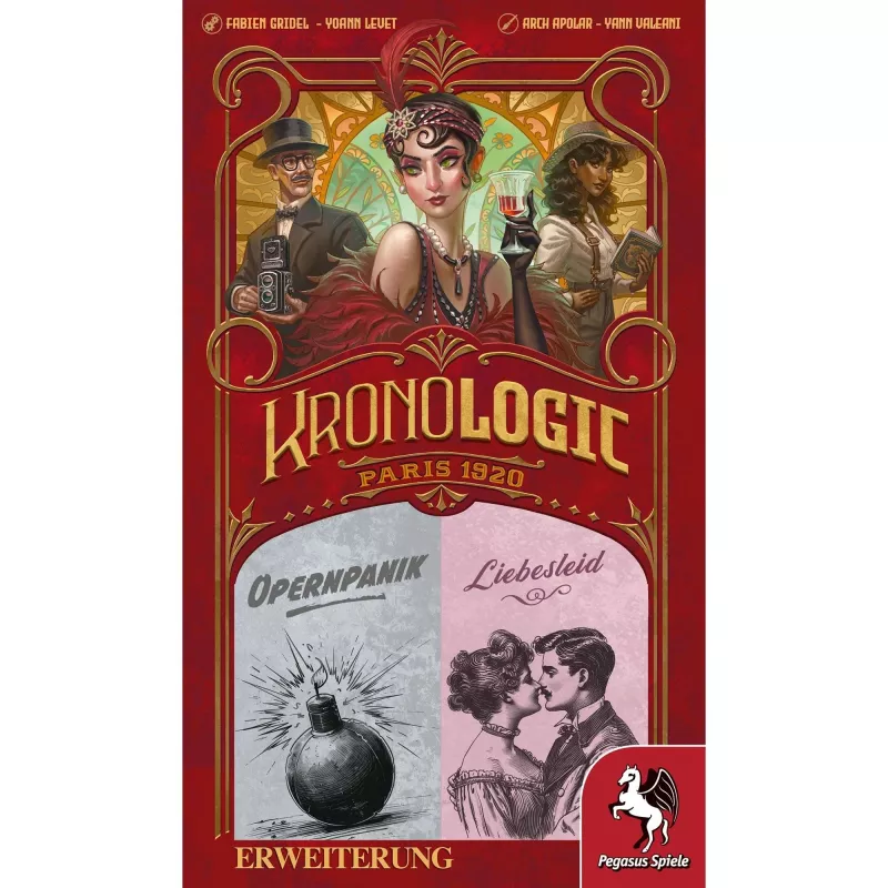 Kronologic - Paris1920: Liefdesverdriet & Operapaniek, bordspel-uitbreiding