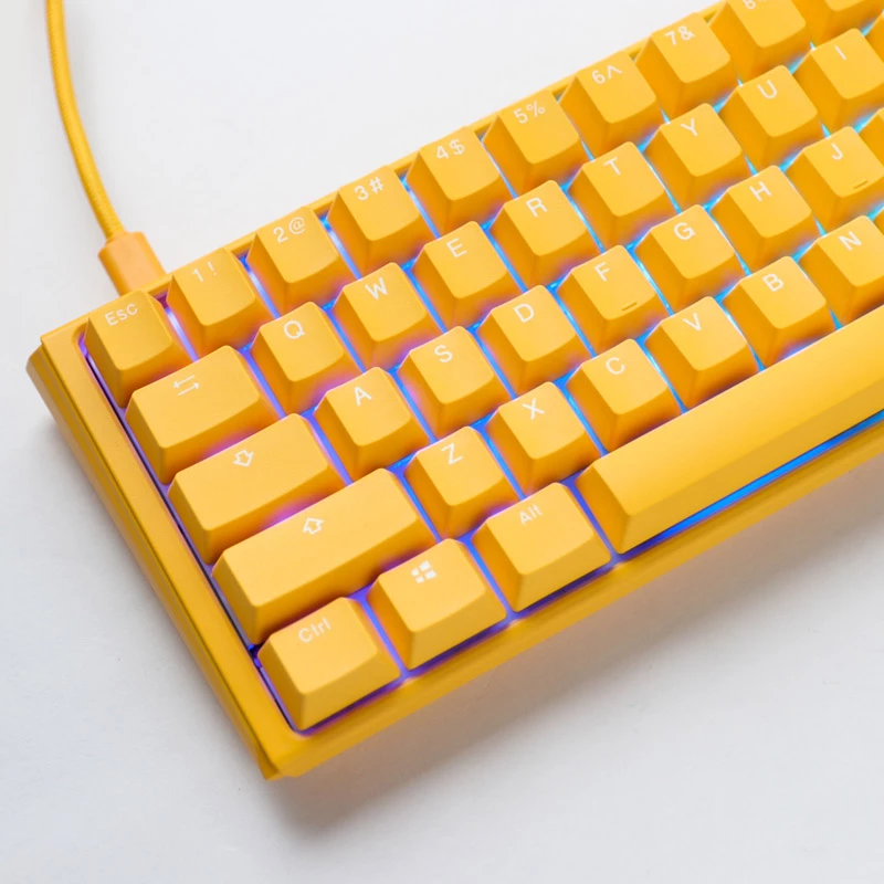 Ducky One 3 Yellow gaming-toetsenbord RGB LED MX-Clear US