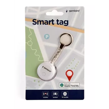 Smart tag Gembird TA-TAG-01-W wit