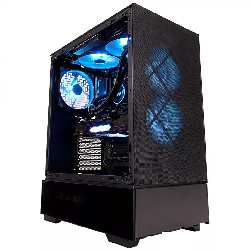 InWin Modfree Base big-tower tempered glass - zwart