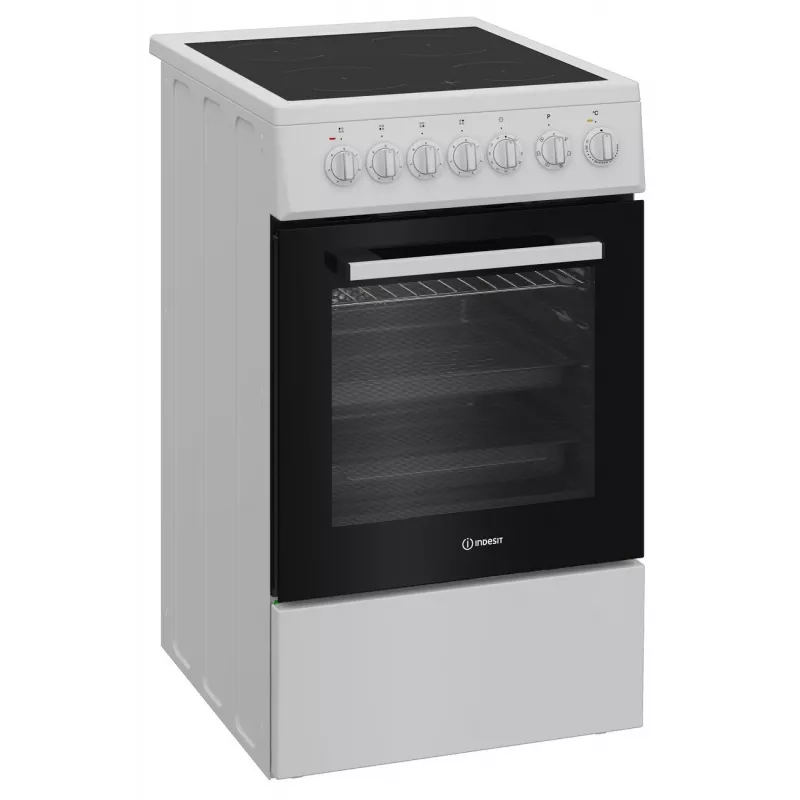 Keramische kookplaat INDESIT IS5V5GSW/P — 4-zone elektrische keramische kookplaat, wit