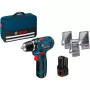 Bosch GSR 12V-15 Professional 1300 RPM 600 g zwart, blauw
