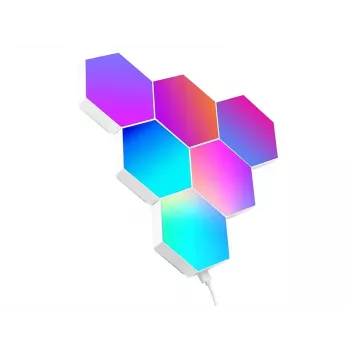Inbouw RGB LED-paneel TRACER Smart Hexagon Tracer 47256 Ambience TRAOSW47256