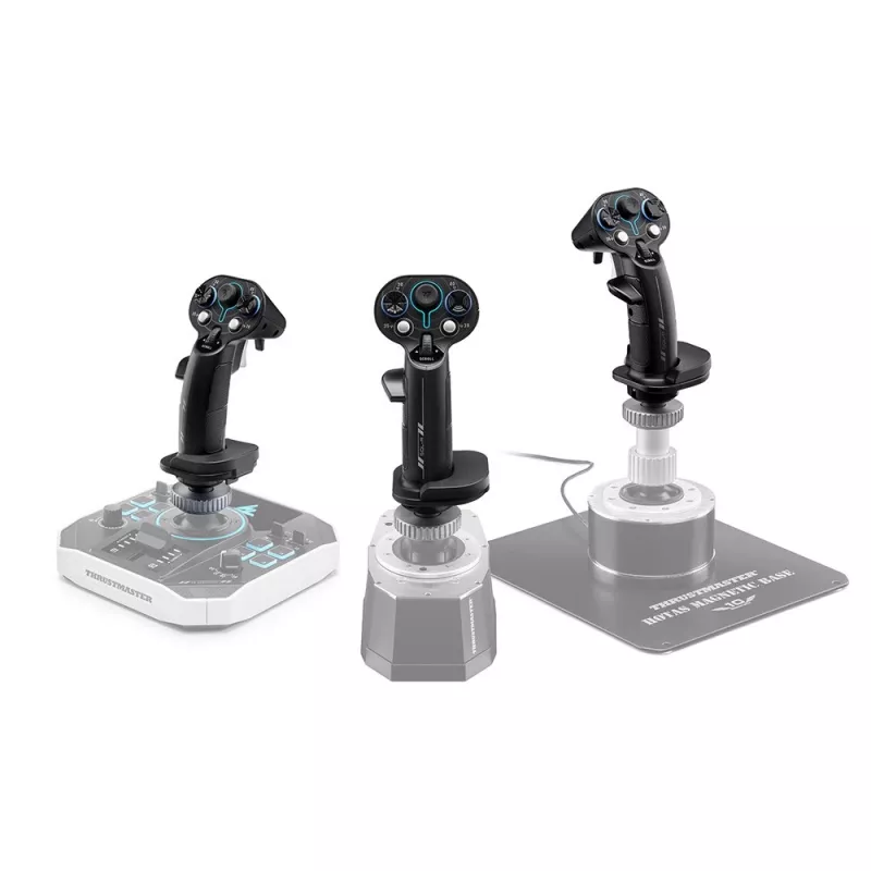 Flightstick-add-ongreep Thrustmaster Sol-R 3 AVA, zwart, USB Type-C, analoog/digitaal, PC, 75×115×200 mm