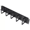 Patchpaneel ROLINE 19 inch 2HE, kabelgoot 85x60mm, stalen behuizing, zwart