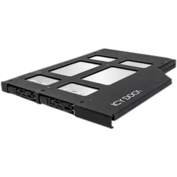 ICY DOCK - ToughArmor MB852M2PO-B - 2x M.2 NVMe PCIe 4.0 SSD naar 2x OCuLink ultra slim wisselraam